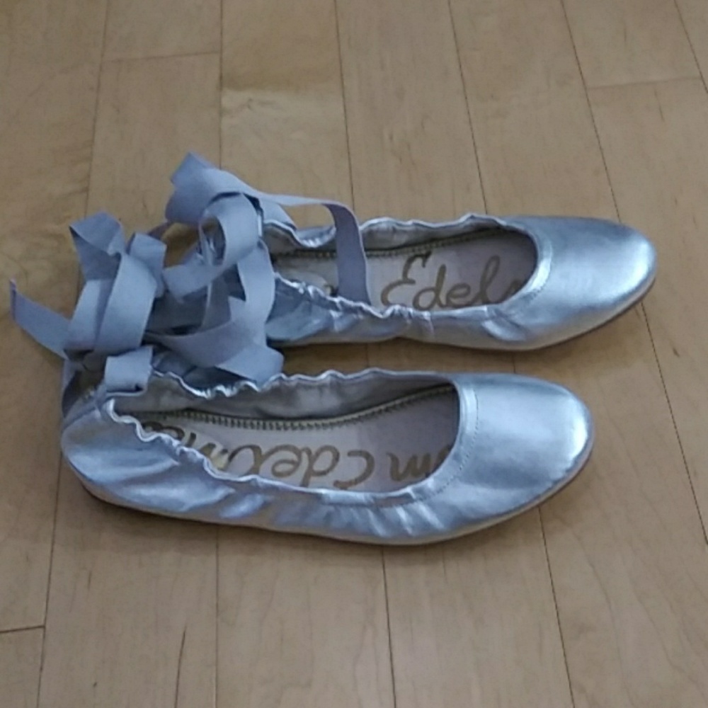 Sam Edelman Ballerina lace up flats